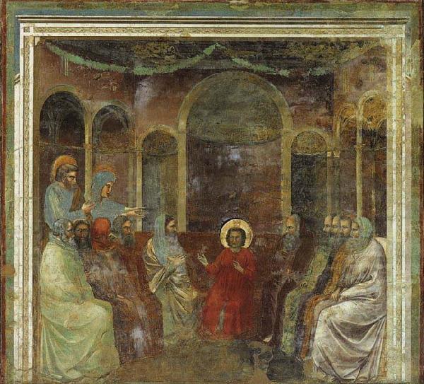 GIOTTO di Bondone Christ among the Doctors